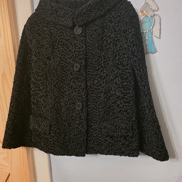 Astrakin By Lepshire Persian Curly Wool Coat Circa 1950s - Picture 4 of 16